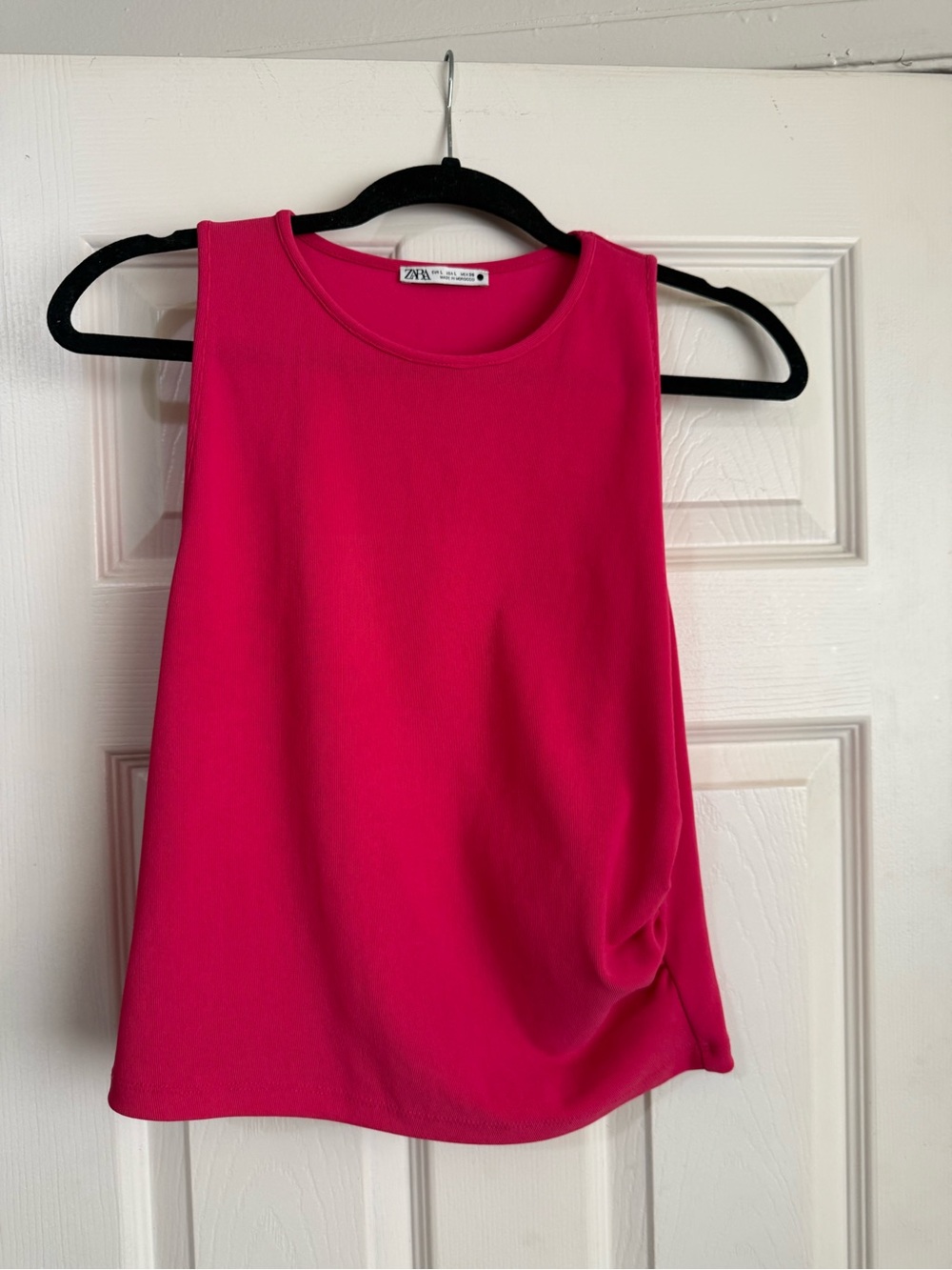 Zara Bright Pink Sleeveless Tank Top